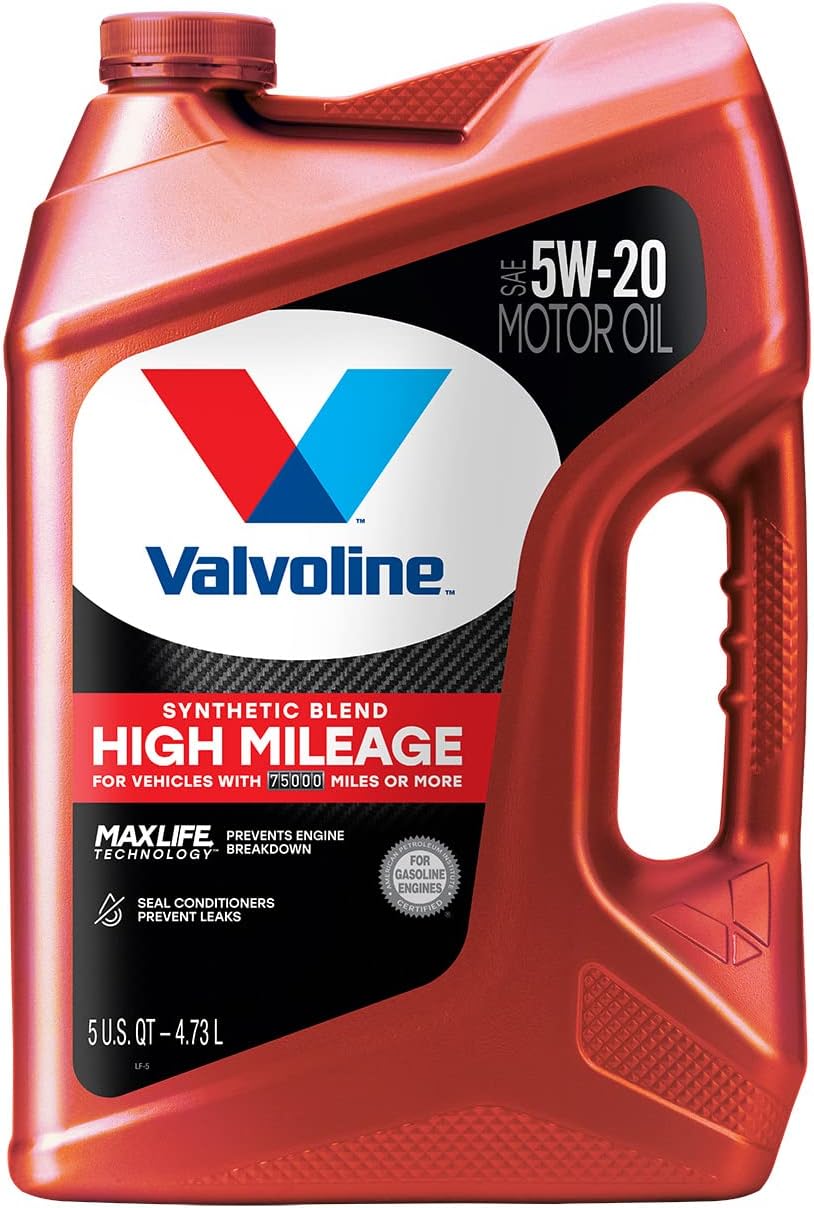 Valvoline High Mileage with MaxLife Technology SAE 5W-20 Synthetic Blend Motor Oil Review