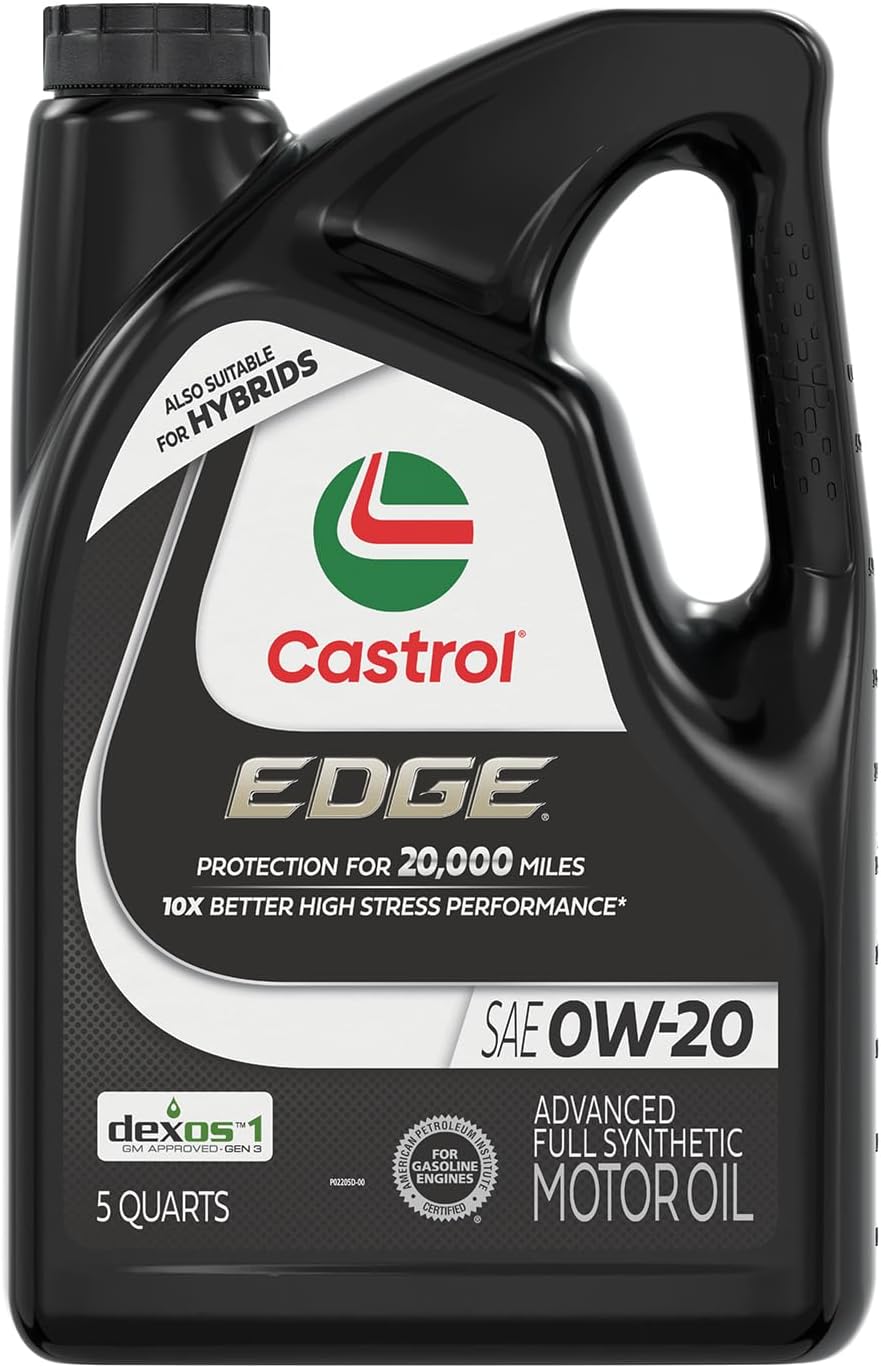 Castrol Edge Protection for 20,000 Miles SAE 0W-20 Advanced Full Synthetic Motor Oil