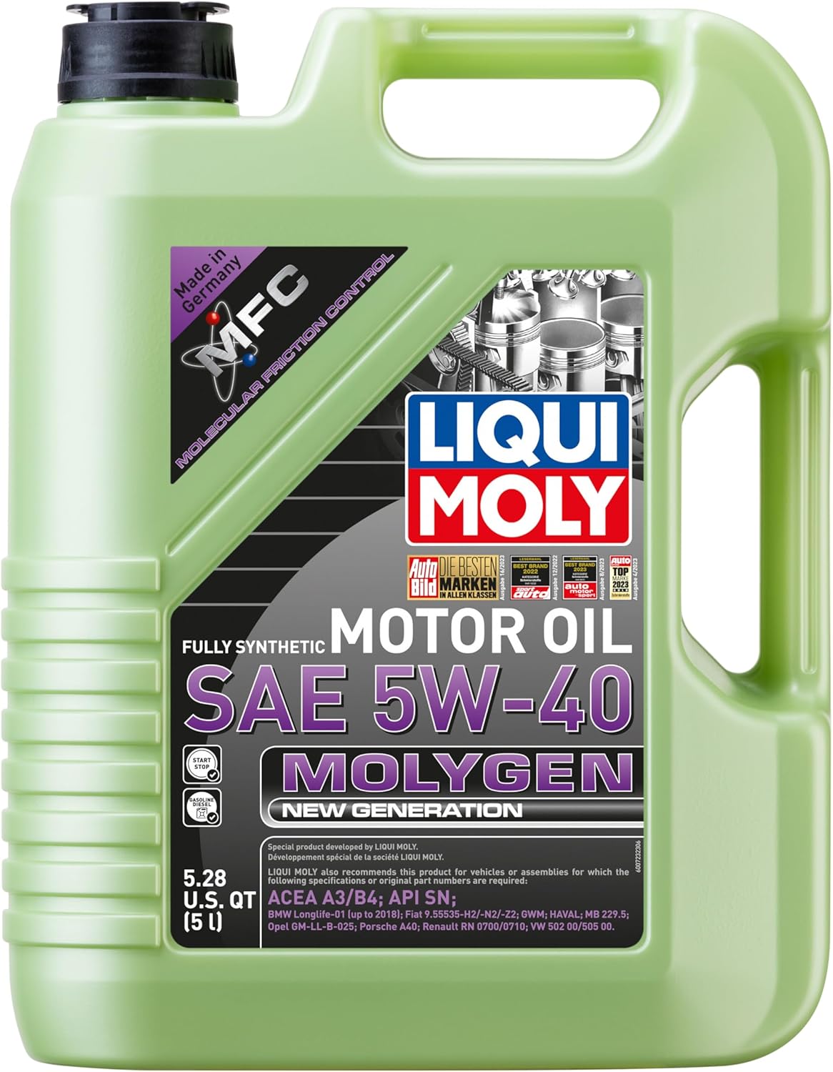 LIQUI MOLY Molygen New Generation 5W40 Review