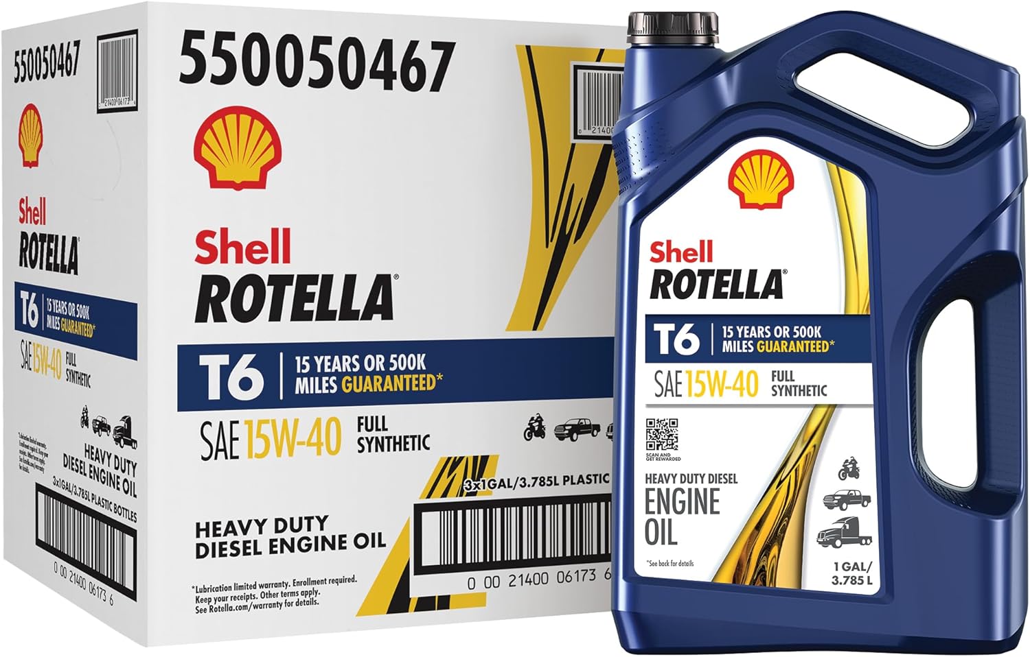 Shell Rotella T6 Full Synthetic 15W-40 Motor Oil Review